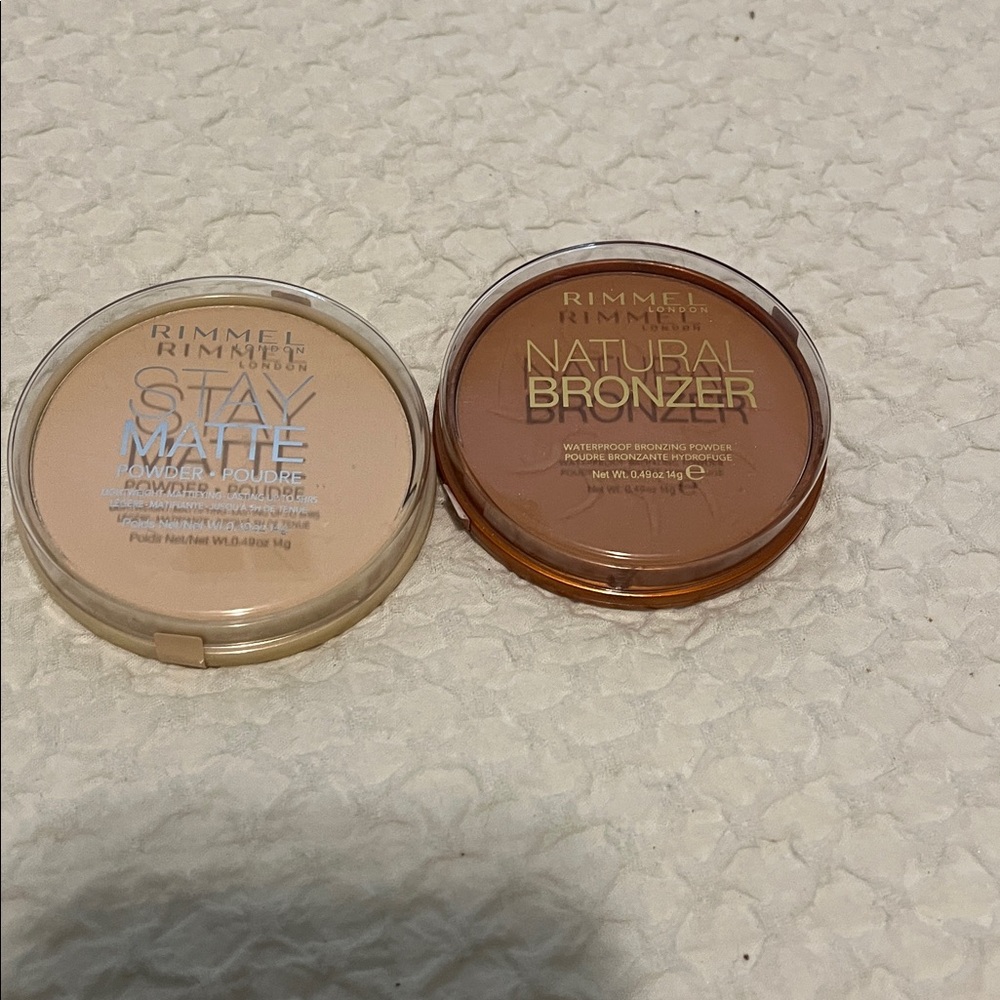 Rimmel London Stay Matte Powder & Natural Bronzer Duo - Beige and Warm Brown